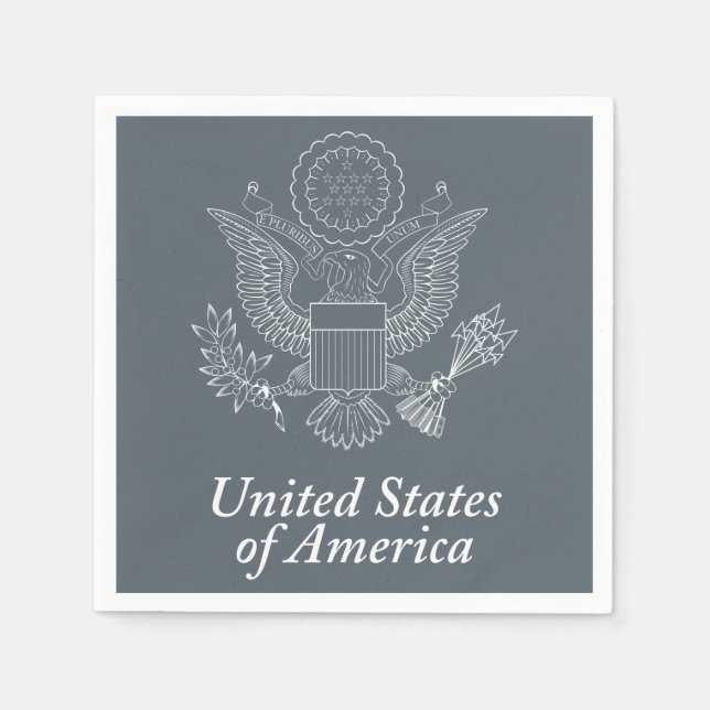 USA seal Paper Napkins (Front)