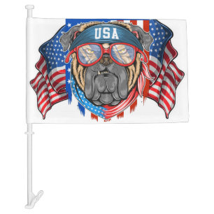 USA - SEE BACK -  CAR FLAG