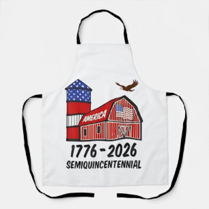 USA Semiquincentennial 250th Anniversary 1776–2026 Apron