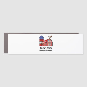 USA Semiquincentennial 250th Anniversary 1776–2026 Car Magnet