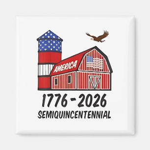 USA Semiquincentennial 250th Anniversary 1776–2026 Magnet
