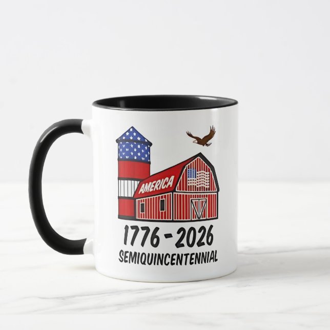 USA Semiquincentennial 250th Anniversary 1776–2026 Mug (Left)