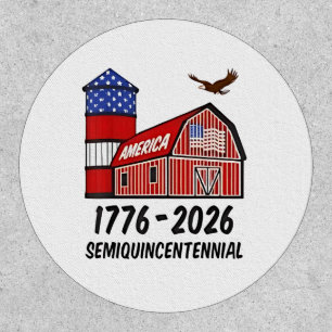 USA Semiquincentennial 250th Anniversary 1776–2026 Patch