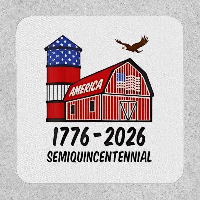 USA Semiquincentennial 250th Anniversary 1776–2026 Patch (Front)