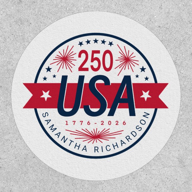 USA Semiquincentennial America's 250th Anniversary Patch (Front)