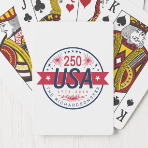 USA Semiquincentennial America's 250th Anniversary Poker Cards