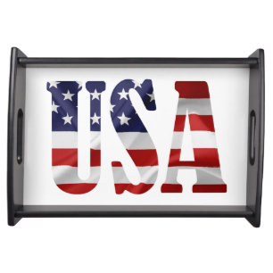 USA SERVING TRAY