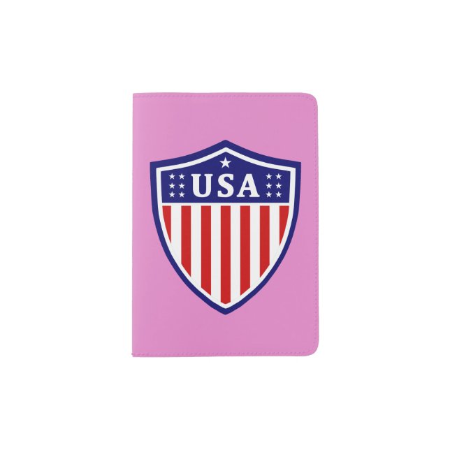USA Shield Passport Holder (Front)