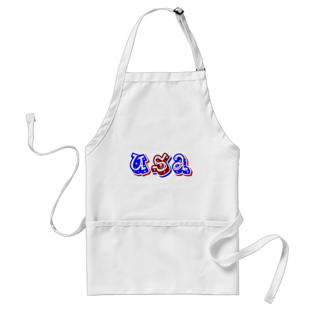 USA,Shine_ Adult Apron (Front)
