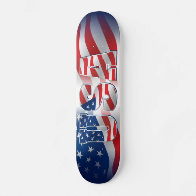 USA Skateboard Deck (Front)