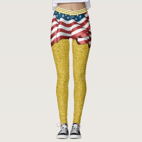 USA Skirt ILLUSION Fashion Leggings