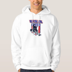 USA Snowboarder Hoodie