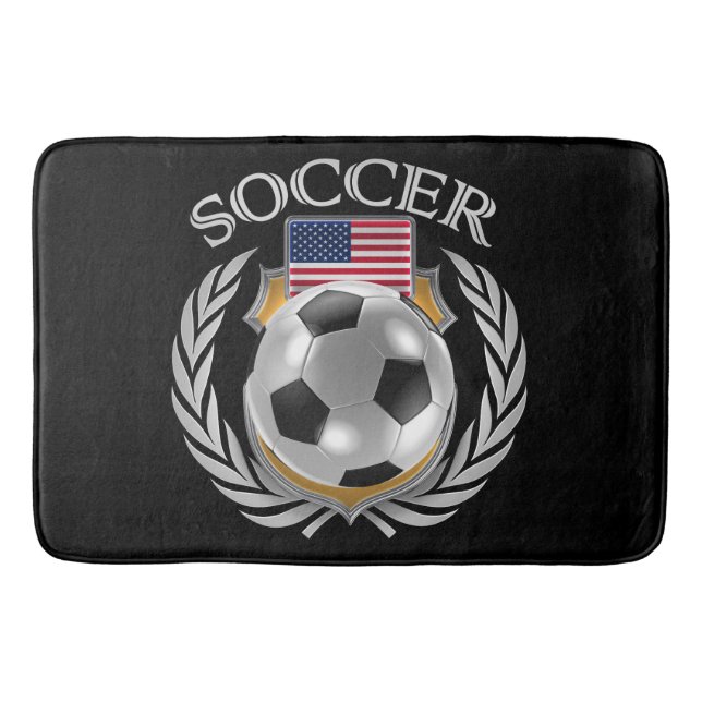 USA Soccer 2016 Fan Gear Bathroom Mat (Front)