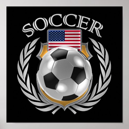 USA Soccer 2016 Fan Gear Poster