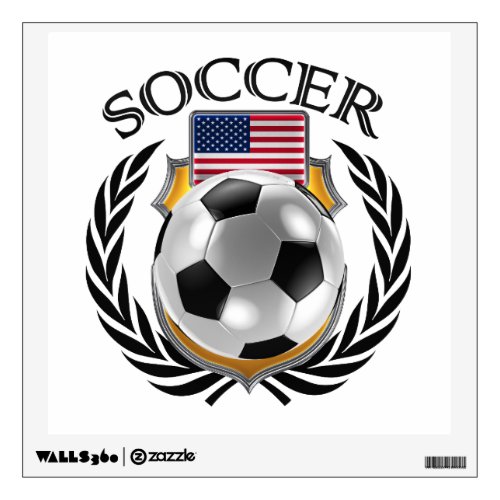 USA Soccer 2016 Fan Gear Wall Sticker