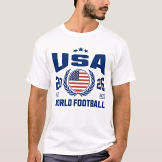 USA Soccer 2026 Fan Gear - World Football T-Shirt