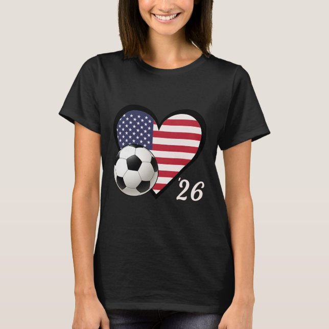 Usa Soccer 2026  T-Shirt (Front)