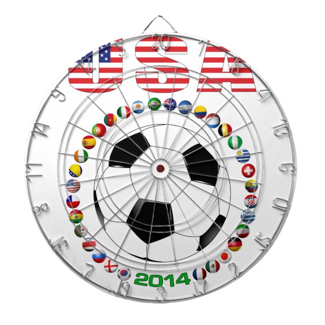 USA Soccer 4017 Dart Board (Front)