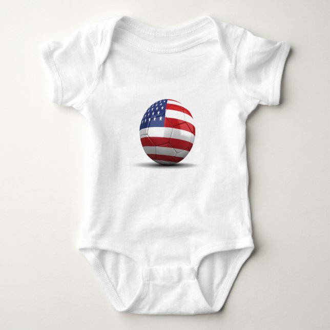 USA Soccer Baby Bodysuit (Front)