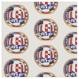 USA Soccer Ball Fabric