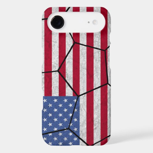 USA Soccer Ball iPod Touch Case (Back)
