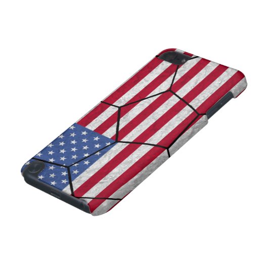 USA Soccer Ball iPod Touch Case (Bottom)