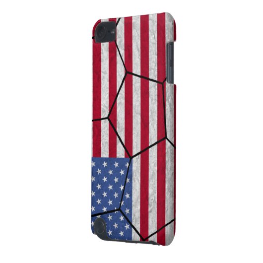 USA Soccer Ball iPod Touch Case (Back Left)