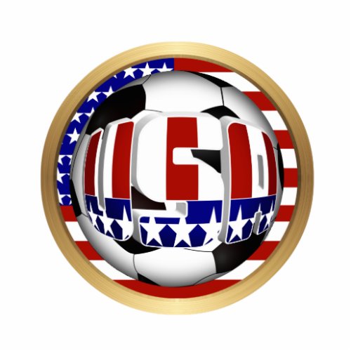 USA Soccer Ball Sports Ornament