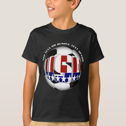 USA Soccer Ball Sports T_Shirt