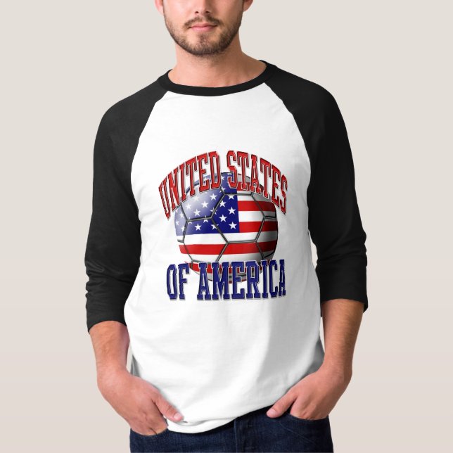 USA Soccer Ball T-Shirt (Front)