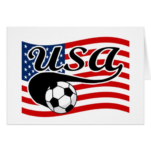 USA Soccer Ball World Cup (Front Horizontal)
