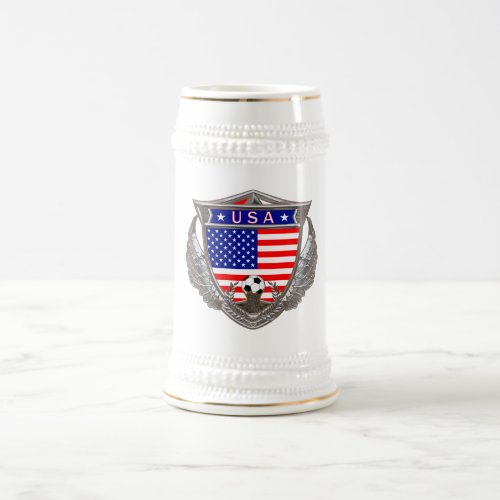 USA Soccer Beverage Stein