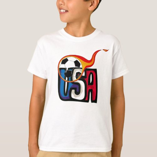USA Soccer Boys T_Shrit T_Shirt