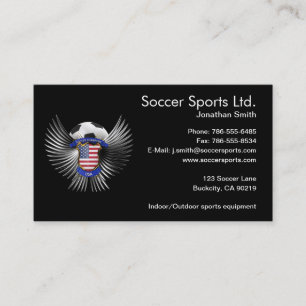 USA Soccer Champions Business Card