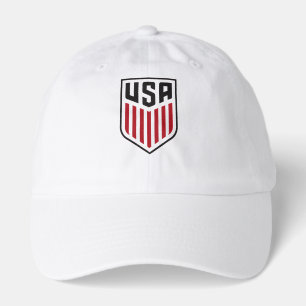 USA Soccer Crest American Football Fan Hat