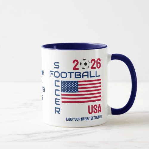 USA Soccer Custom 2026 ANY YEAR Mug