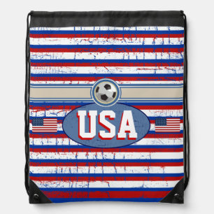 USA soccer Drawstring Bag