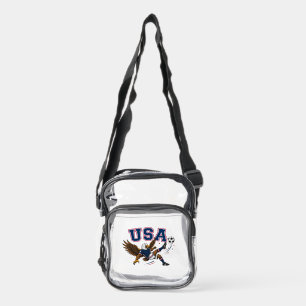 USA Soccer Eagle Clear Stadium Bag