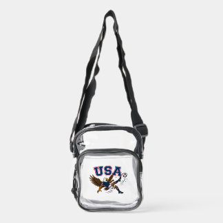 USA Soccer Eagle Clear Stadium Bag