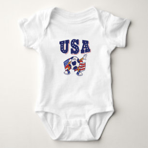 USA Soccer Fan Jersey Shirt American Flag