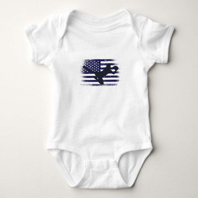 USA Soccer Fan Jersey Shirt American Flag (Front)