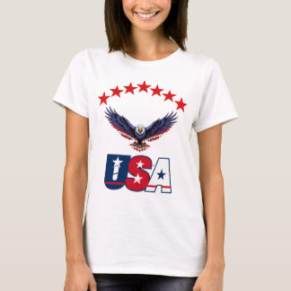 USA Soccer Fan Shirt – Bald Eagle & 7 Stars Soccer