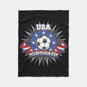 Usa Soccer Blankets & Throws | Zazzle