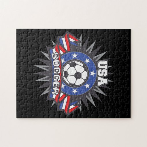 USA Soccer Jigsaw Puzzle Zazzle