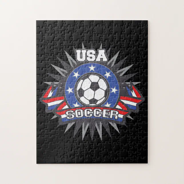 USA Soccer Jigsaw Puzzle Zazzle