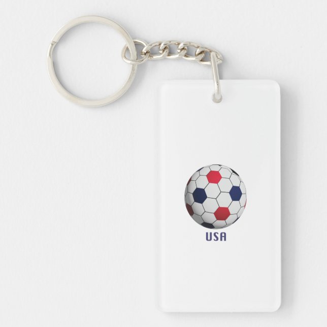USA Soccer Keychain (Front)