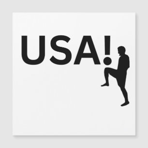 USA soccer player Magnetic Invitation