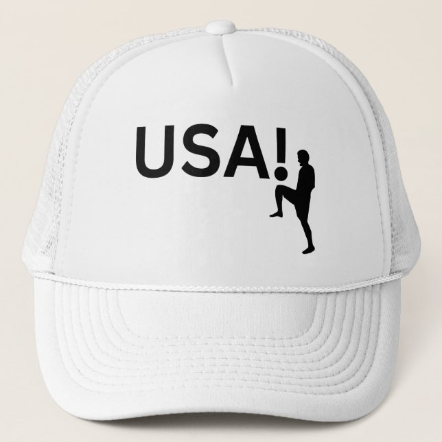USA soccer player Trucker Hat (Front)