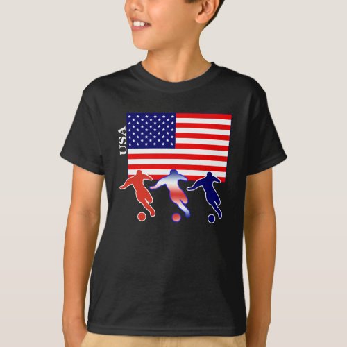 USA Soccer Players T_Shirt