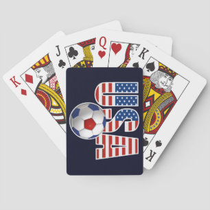 USA Soccer Poker Cards
